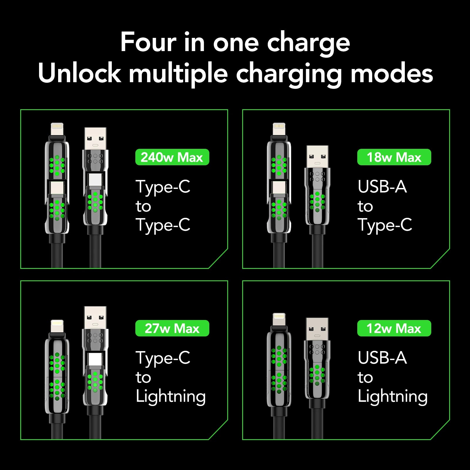 mfish 4-in-1 Charging Cable - mfish