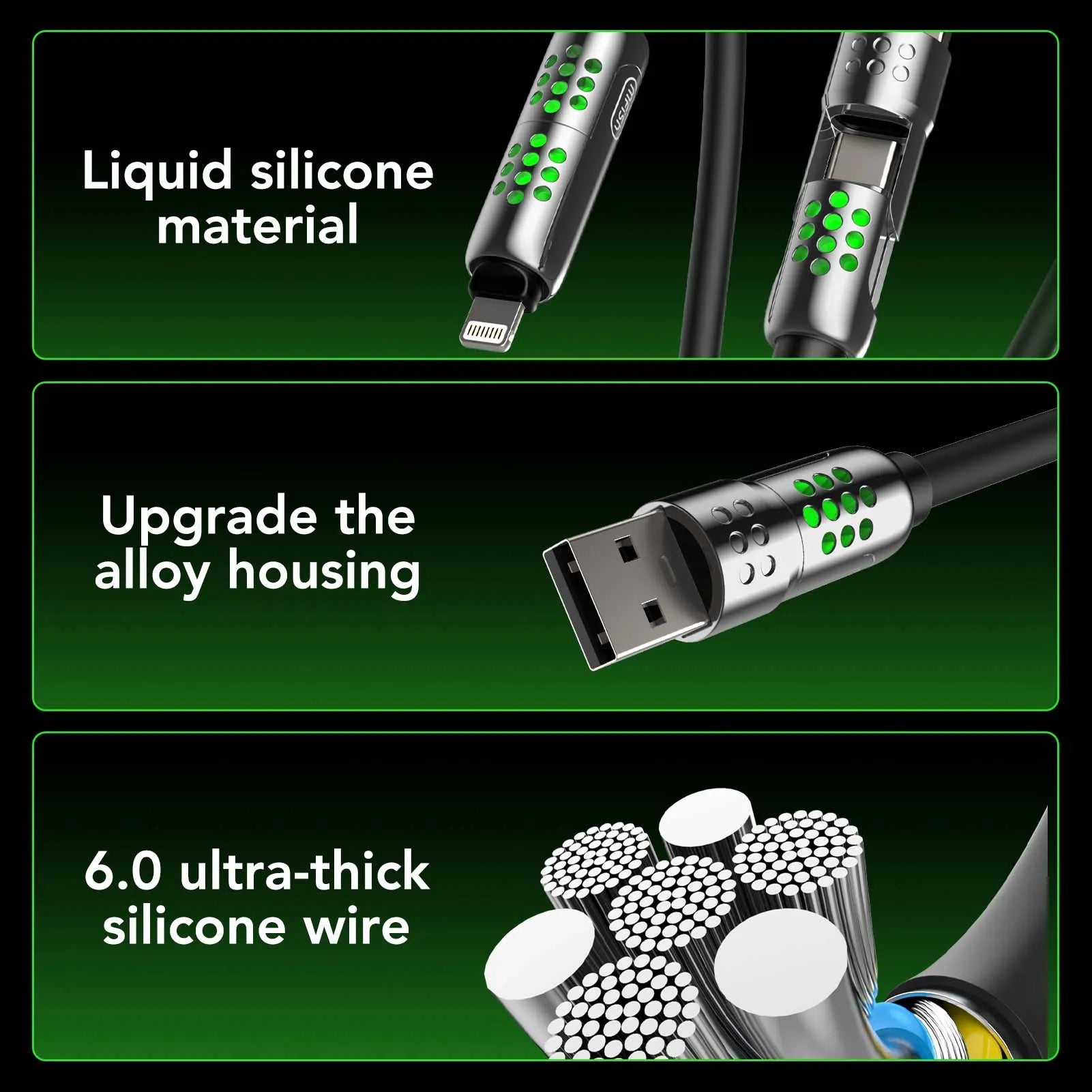 mfish 4-in-1 Charging Cable-Ⅷ - mfish