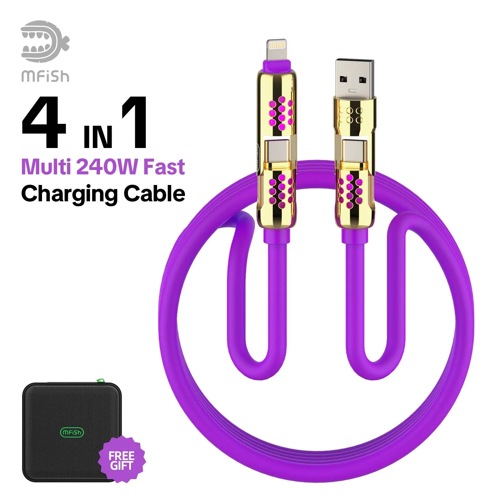 mfish 4-in-1 Charging Cable-Ⅷ - mfish