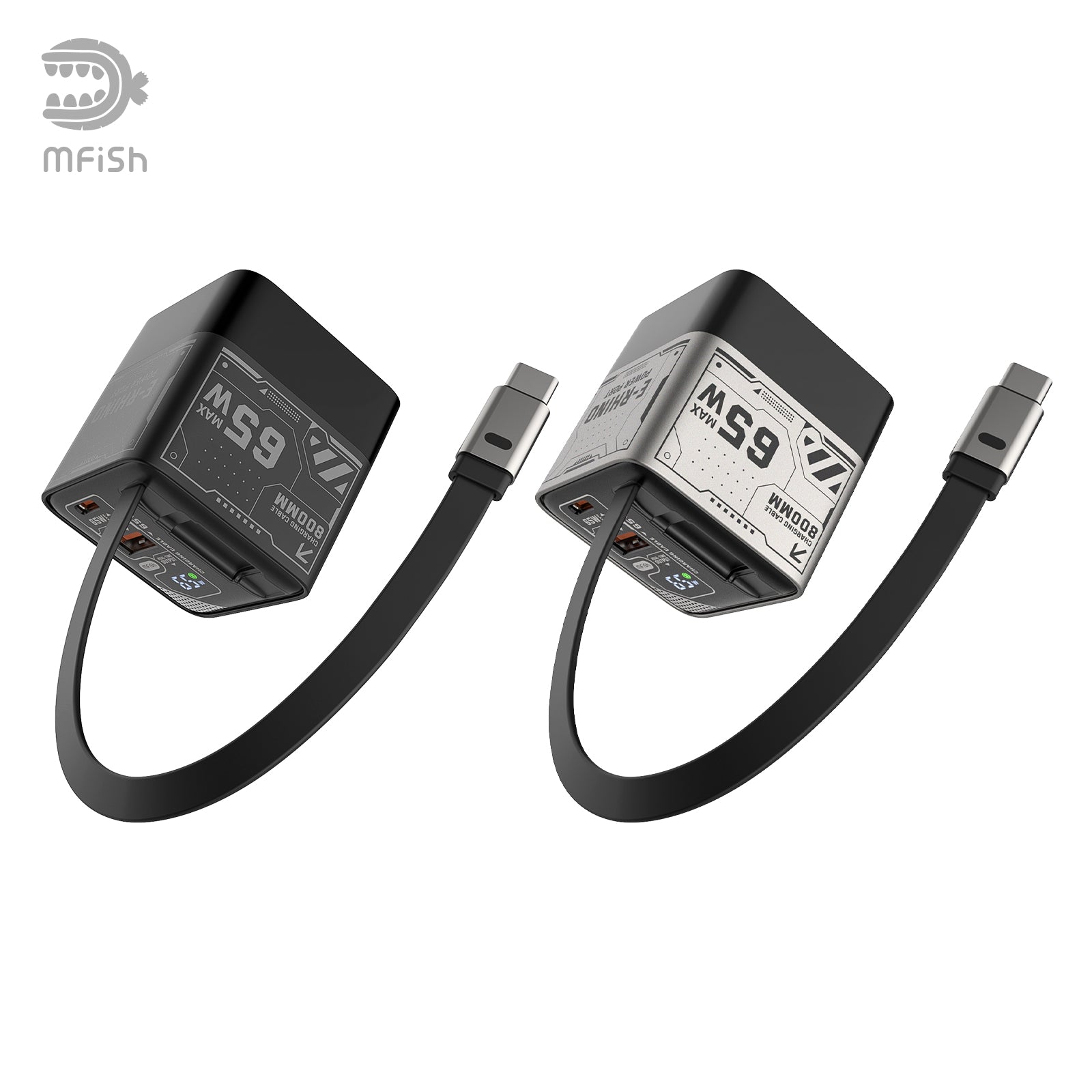 mfish-rihino-65W-Charger-Black&Silver