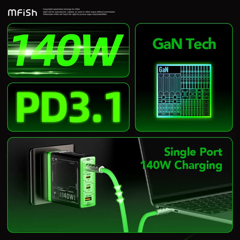 mfish-rehino-4-ports-140W-Charger-02